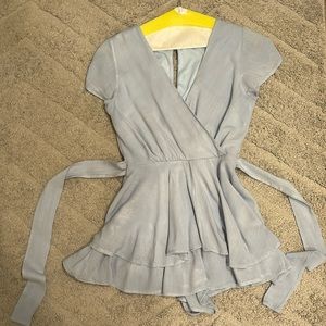 Blue Altar’d State Romper